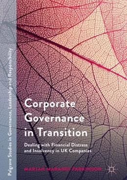 Abbildung von Parkinson | Corporate Governance in Transition | 1. Auflage | 2018 | beck-shop.de