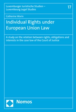 Abbildung von Warin | Individual Rights under European Union Law | 1. Auflage | 2019 | 17 | beck-shop.de