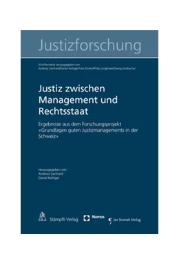 Abbildung von Lienhard / Kettiger | Justiz zwischen Management und Rechtsstaat | 1. Auflage | 2016 | 5 | beck-shop.de