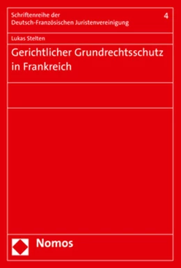 Abbildung von Stelten | Gerichtlicher Grundrechtsschutz in Frankreich | 1. Auflage | 2019 | 4 | beck-shop.de
