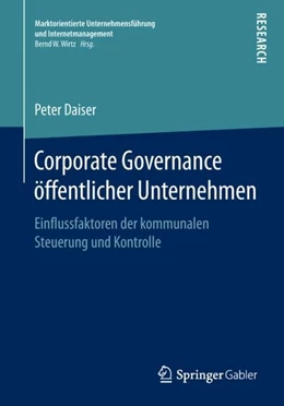 Abbildung von Daiser | Corporate Governance öffentlicher Unternehmen | 1. Auflage | 2018 | beck-shop.de