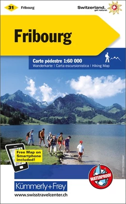 Abbildung von Fribourg Wanderkarte Nr. 31 1:60 000 Neu Matt Laminiert | 3. Auflage | 2018 | beck-shop.de