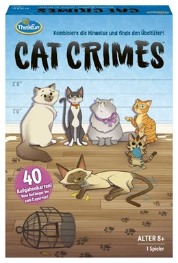 Abbildung von ThinkFun - 76366 - Cat Crimes - Das flauschige und freche Kombinations- und Deduktionsspiel mit Katzen. Finden den Übeltäter! | 1. Auflage | 2019 | beck-shop.de