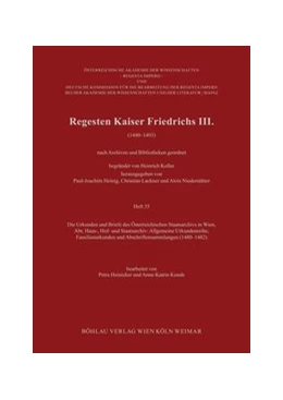 Abbildung von Regesten Kaiser Friedrichs III. Heft 35 | 1. Auflage | 2020 | beck-shop.de