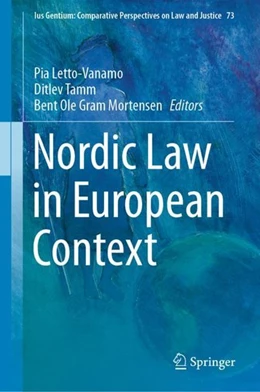 Abbildung von Letto-Vanamo / Tamm | Nordic Law in European Context | 1. Auflage | 2018 | beck-shop.de