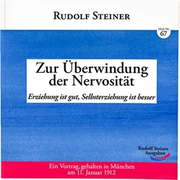 Abbildung von Steiner | Zur Überwindung der Nervosität | 1. Auflage | 2018 | beck-shop.de