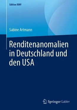 Abbildung von Artmann | Renditenanomalien in Deutschland und den USA | 1. Auflage | 2019 | beck-shop.de