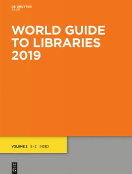 Abbildung von World Guide to Libraries 2019 | 34. Auflage | 2019 | beck-shop.de