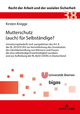Abbildung von Knigge | Mutterschutz (auch) für Selbständige? | 1. Auflage | 2019 | 38 | beck-shop.de