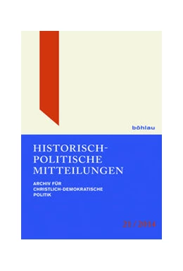 Abbildung von Küsters / Buchstab | Historisch-Politische Mitteilungen | 1. Auflage | 2014 | beck-shop.de