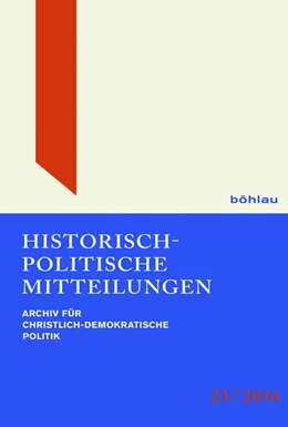 Abbildung von Brechenmacher / Küsters | Historisch-Politische Mitteilungen | 1. Auflage | 2016 | beck-shop.de