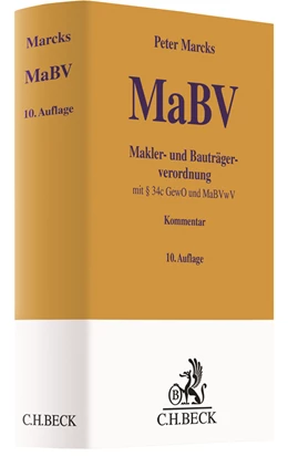 Abbildung von Marcks | Makler- und Bauträgerverordnung : MaBV | 10. Auflage | 2019 | beck-shop.de
