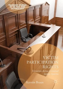 Abbildung von Braun | Victim Participation Rights | 1. Auflage | 2019 | beck-shop.de