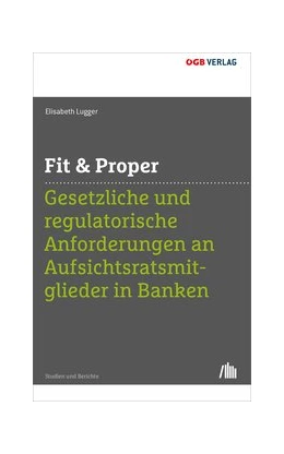 Abbildung von Lugger | Fit & Proper | 1. Auflage | 2019 | beck-shop.de
