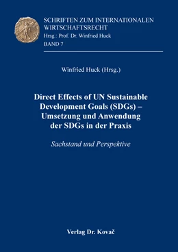 Abbildung von Huck | Direct Effects of UN Sustainable Development Goals (SDGs) – Umsetzung und Anwendung der SDGs in der Praxis | 1. Auflage | 2019 | 7 | beck-shop.de