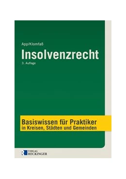 Abbildung von App / Klomfaß | Insolvenzrecht | 3. Auflage | 2020 | beck-shop.de