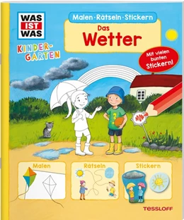 Abbildung von Marti / Schuck | WAS IST WAS Kindergarten Malen Rätseln Stickern. Das Wetter | 1. Auflage | 2019 | beck-shop.de