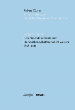 Abbildung von Heerde | Rezeptionsdokumente zum literarischen Schaffen Robert Walsers 1898–1933 | 1. Auflage | 2021 | beck-shop.de