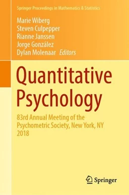 Abbildung von Wiberg / Culpepper | Quantitative Psychology | 1. Auflage | 2019 | beck-shop.de