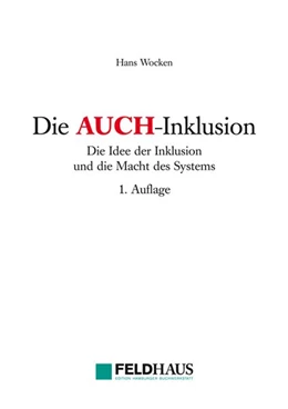 Abbildung von Wocken | Die AUCH-Inklusion | 1. Auflage | 2019 | beck-shop.de