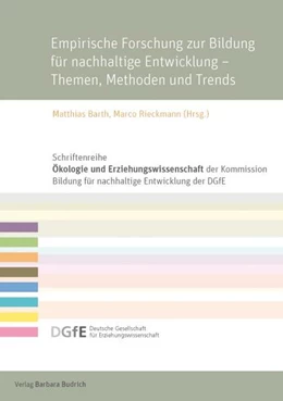 Abbildung von Barth / Rieckmann | Empirische Forschung zur Bildung für nachhaltige Entwicklung - Themen, Methoden und Trends | 1. Auflage | 2016 | beck-shop.de