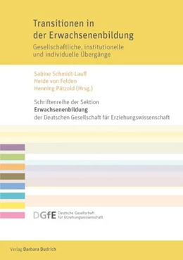 Abbildung von Pätzold / Schmidt-Lauff | Transitionen in der Erwachsenenbildung | 1. Auflage | 2015 | beck-shop.de