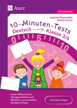 Abbildung von Herrler / Pfannmüller | 10-Minuten-Tests Deutsch - Klasse 3/4 | 1. Auflage | 2020 | beck-shop.de