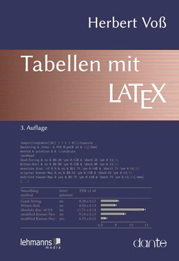 Abbildung von Voß | Tabellen mit LaTeX | 3. Auflage | 2017 | beck-shop.de