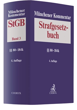 Abbildung von Münchener Kommentar zum Strafgesetzbuch: StGB, Band 3: §§ 80-184k | 4. Auflage | 2021 | beck-shop.de