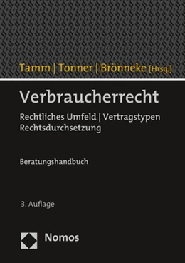 Abbildung von Tamm / Tonner | Verbraucherrecht | 3. Auflage | 2020 | beck-shop.de