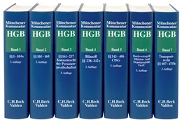 Abbildung von Münchener Kommentar zum Handelsgesetzbuch: HGB | 3. Auflage | | beck-shop.de