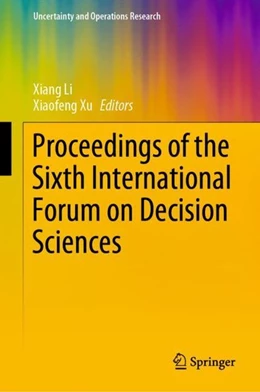 Abbildung von Li / Xu | Proceedings of the Sixth International Forum on Decision Sciences | 1. Auflage | 2019 | beck-shop.de