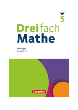 Abbildung von Dreifach Mathe 5. Schuljahr. Niedersachsen - Lösungen zum Schülerbuch | 1. Auflage | 2020 | beck-shop.de
