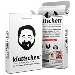 Abbildung von DENKRIESEN - klattschen® - WHITE EDITION - Die offizielle Erweiterung des Kult-Trinkspiels | 1. Auflage | 2019 | beck-shop.de