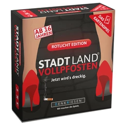 Abbildung von Denkriesen | DENKRIESEN - STADT LAND VOLLPFOSTEN - Das Kartenspiel - Rotlicht Edition | 1. Auflage | 2019 | beck-shop.de