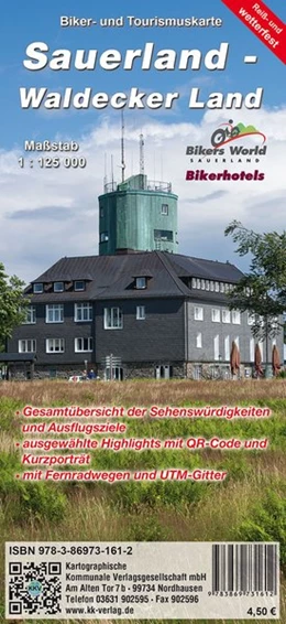 Abbildung von Sauerland - Waldecker Land 1:125 000 | 1. Auflage | 2019 | beck-shop.de