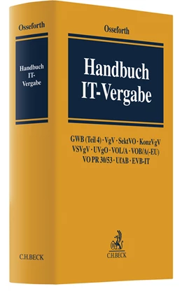 Abbildung von Osseforth | Handbuch IT-Vergabe | 1. Auflage | 2022 | beck-shop.de