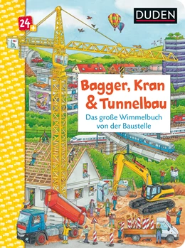 Abbildung von Braun | Duden 24+: Bagger, Kran und Tunnelbau. Das große Wimmelbuch von der Baustelle | 3. Auflage | 2020 | 1 | beck-shop.de