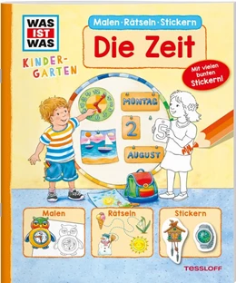 Abbildung von Marti | WAS IST WAS Kindergarten Malen Rätseln Stickern Die Zeit | 1. Auflage | 2020 | beck-shop.de