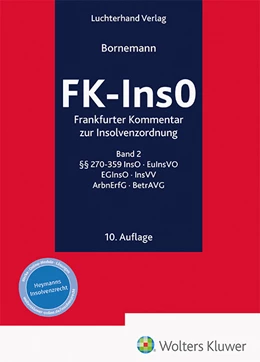 Abbildung von Bornemann (Hrsg.) | FK-InsO - Frankfurter Kommentar zur Insolvenzordnung • Band 2 | 10. Auflage | 2023 | beck-shop.de