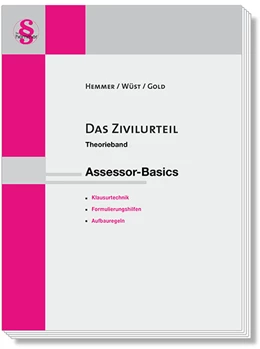 Abbildung von Hemmer / Wüst | Das Zivilurteil. Assessor-Basics | 13. Auflage | 2019 | beck-shop.de