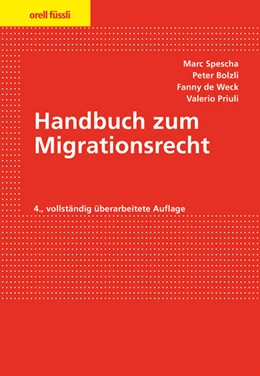 Abbildung von Spescha / Bolzli | Handbuch zum Migrationsrecht | 4. Auflage | 2019 | beck-shop.de