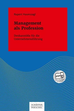 Abbildung von Hasenzagl | Management als Profession | 1. Auflage | 2019 | beck-shop.de