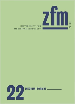 Abbildung von Gesellschaft für Medienwissenschaft | Zeitschrift für Medienwissenschaft 22 | 1. Auflage | 2020 | beck-shop.de