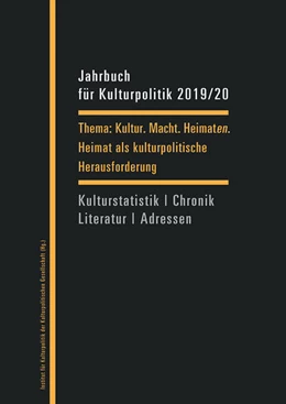 Abbildung von Sievers / Blumenreich | Jahrbuch für Kulturpolitik 2019/20 | 1. Auflage | 2020 | beck-shop.de