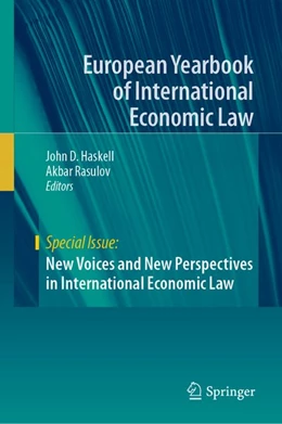 Abbildung von Haskell / Rasulov | New Voices and New Perspectives in International Economic Law | 1. Auflage | 2019 | beck-shop.de