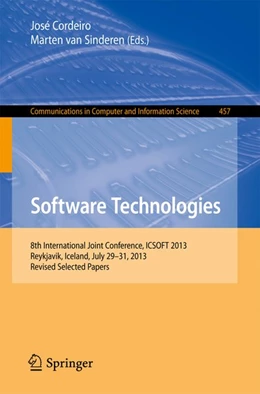 Abbildung von Cordeiro / Sinderen | Software Technologies | 1. Auflage | 2014 | beck-shop.de