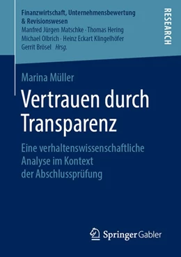 Abbildung von Müller | Vertrauen durch Transparenz | 1. Auflage | 2019 | beck-shop.de