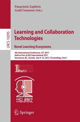 Abbildung von Zaphiris / Ioannou | Learning and Collaboration Technologies. Novel Learning Ecosystems | 1. Auflage | 2017 | beck-shop.de