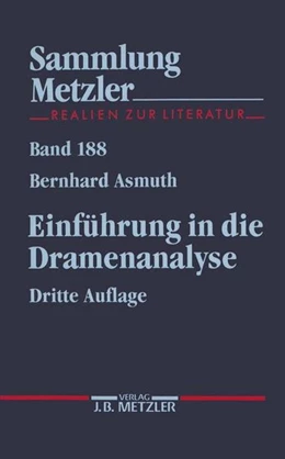 Abbildung von Asmuth | SM 188 ASMUTH 3.AUFL. DRAMENANALYSE | 2. Auflage | 2017 | beck-shop.de